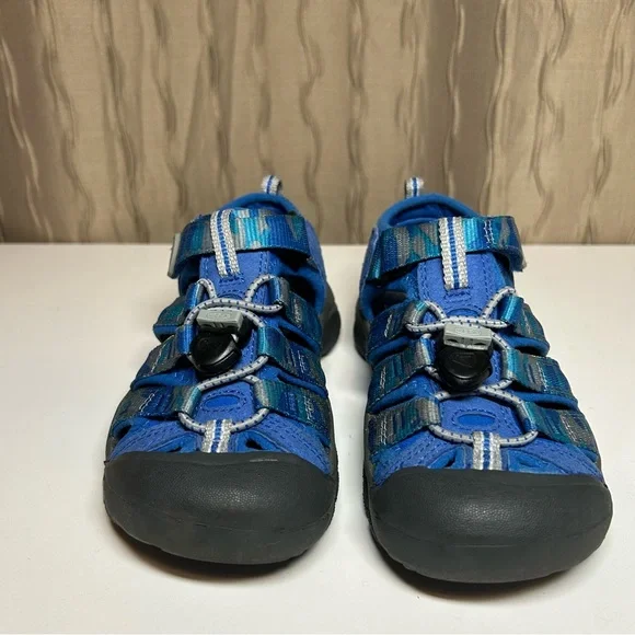 Keen Newport H2 Toddler Boy 12 Closed Toe Blue Gray Camo Black Waterproof - Picture 5 of 14